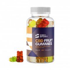 CBD+ Sport Gummies, 900 mg CBD, 60 pièces, 125 g