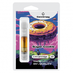 Canntropy THCB Cartridge Sugar Cookie, THCB 95% kwalità, 1 ml
