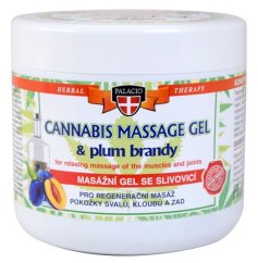 Palacio Gel de massagem CANNABIS com ameixa Brendy, 600 ml