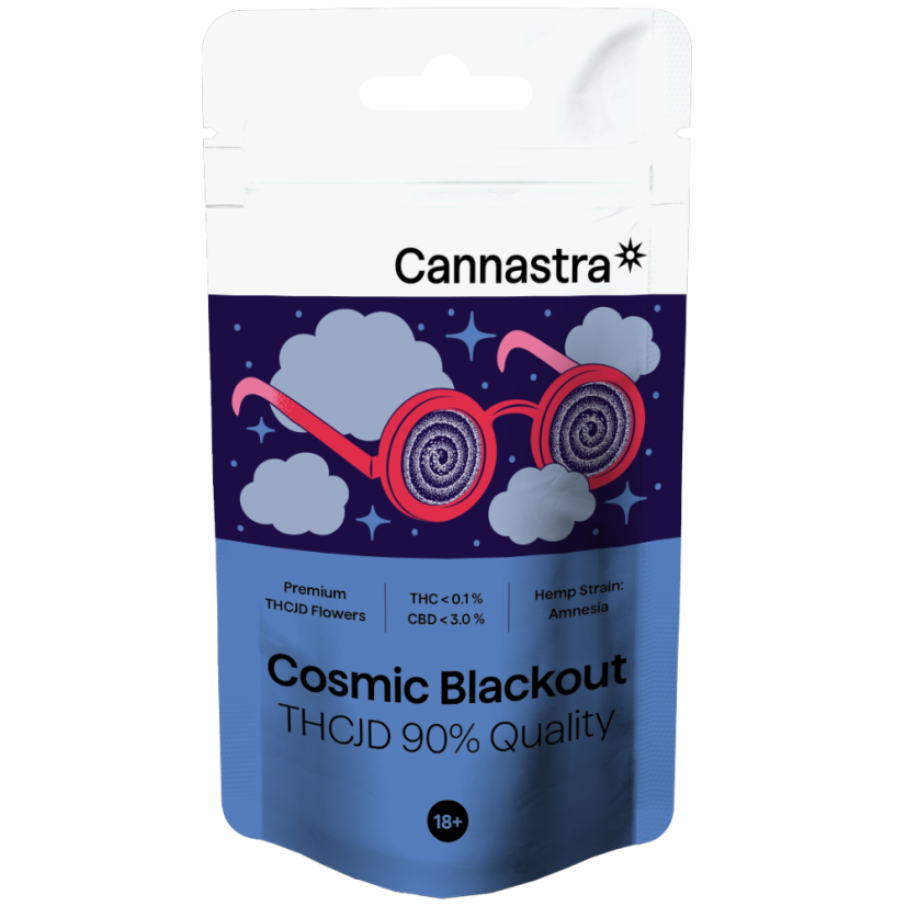 Cannastra THCJD Flower Cosmic Blackout, THCJD 90% kvaliteet, 1g - 100g