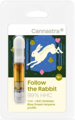 Cannastra HHC Cartuș Follow the Rabbit (Blue Dream), 99%, 1 ml