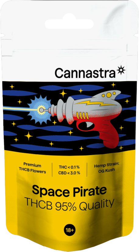 Cannastra THCB Flower Space Pirate, THCB 95% kvaliteet, 1g - 100g