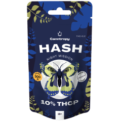 Canntropy THCP Hash Night Mission, 10% THCP, 1 g - 100 g