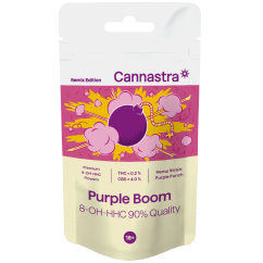 Cannastra 8-OH-HHC Flower Purple Boom 90 % kvalita, 1 g - 100 g
