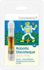 Cannastra HHC Cartridge Robotic Discoteque (Bánh cưới), 99%, 0,5ml