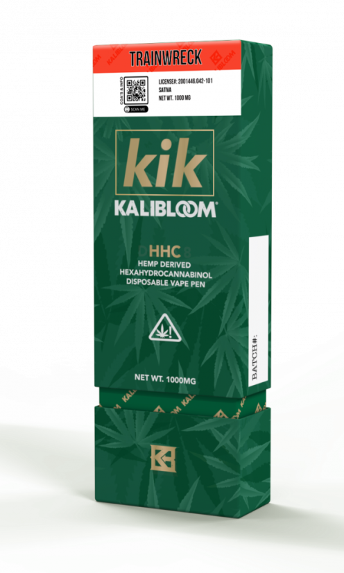 Kalibloom HHC Vape pero Trainwreck 90 %, 1000 mg HHC, 1 ml