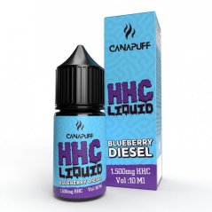 CanaPuff HHC Diesel líquido de arándanos, 1500 mg, 10 ml