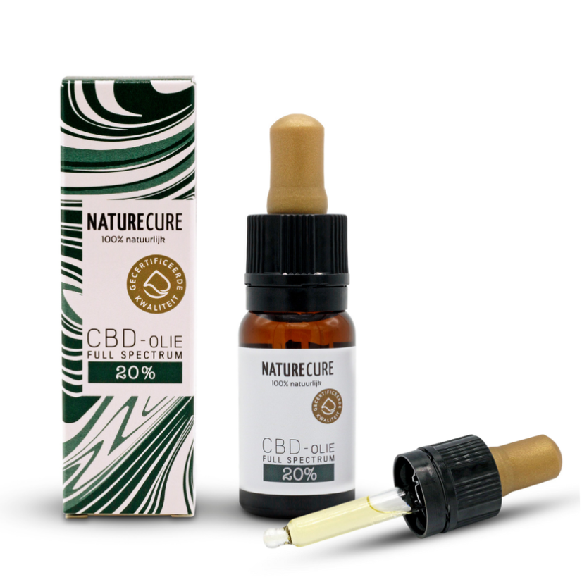 Nature Cure Olej CBD o pełnym spektrum działania, 20%, 2000 mg, 10 ml