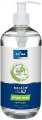 Alpa Huile de massage Sport 500 ml, paquet de 6 pièces
