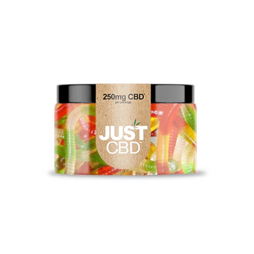 JustCBD Gumídci Červíci 250 mg - 3000 mg CBD