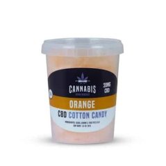 Cannabis Bakehouse CBD Cukraus vata – oranžinė, 20 mg CBD