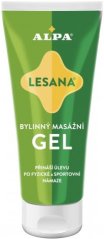 Alpa Lesana gel de massagem à base de ervas 100 ml, pacote de 10 unidades