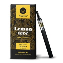 Happease Classic Lemon Tree - Kit da svapo, 85% CBD, 600 mg