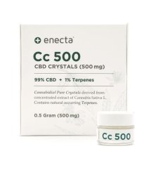 Enecta Tinh thể gai dầu CBD (99%), 500 mg