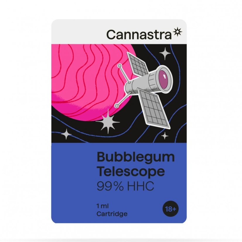 Cannastra HHC patron Bubblegum teleskop, 99% , 1 Jr