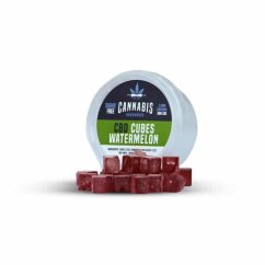 Cannabis Bakehouse CBD kubeliai – arbūzas, 30 g, 22 vnt. x 5 mg CBD