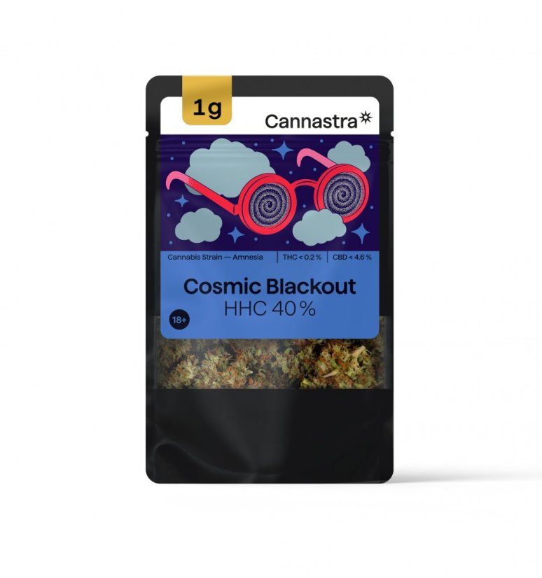 Cannastra Λουλούδι HHC Cosmic Blackout 40%, 1g - 10g