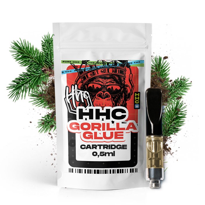 Czech CBD HHC-cartridge Gorilla lijm, 94 %, 0,5 Jr