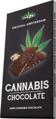 Sôcôla đen HaZe Cannabis hạt gai dầu - Thùng (15 thanh)