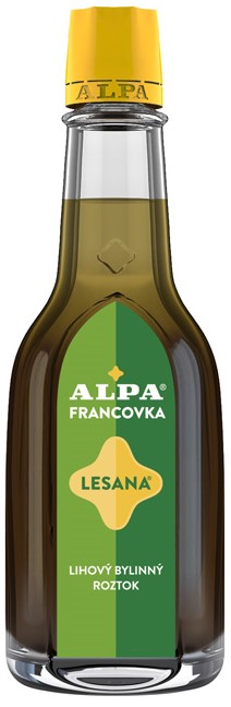 Alpa Francovka - Solución herbal de alcohol Lesana 60 ml, paquete de 12 piezas