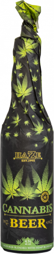 Cannabisøl (330 ml) – Håndindpakket sort – karton (24 flasker)
