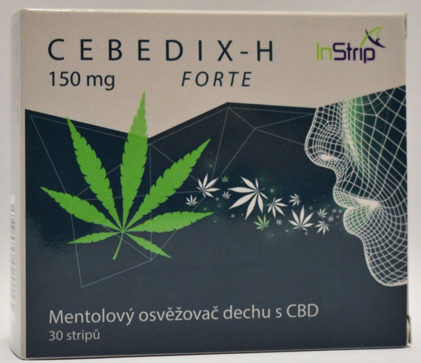 CEBEDIX-H FORTE Ambientador de hálito mentol com CBD 5mg x 30pcs, 150mg