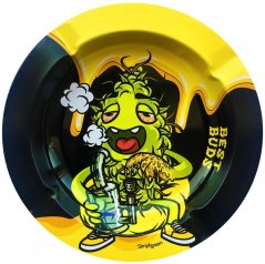 Best Buds Metal Ashtray, Dab-All-Day