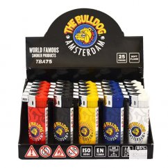 The Bulldog Wiatroodporne zapalniczki z miękkim płomieniem, 25 szt./opcja