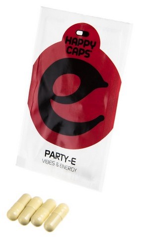 Happy Caps Party E - Energizing and Encouraging Capsules, (dietary supplement), Box 10 pcs