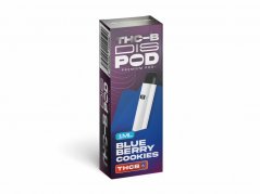 Czech CBD THCB Vape Pen disPOD Μπισκότα Blueberry, 15 % THCB, 1 ml