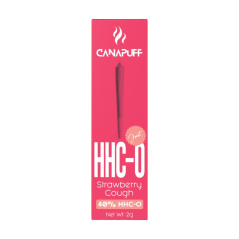 CanaPuff HHCO Preroll Braškių kosulys 40 %, 2 g