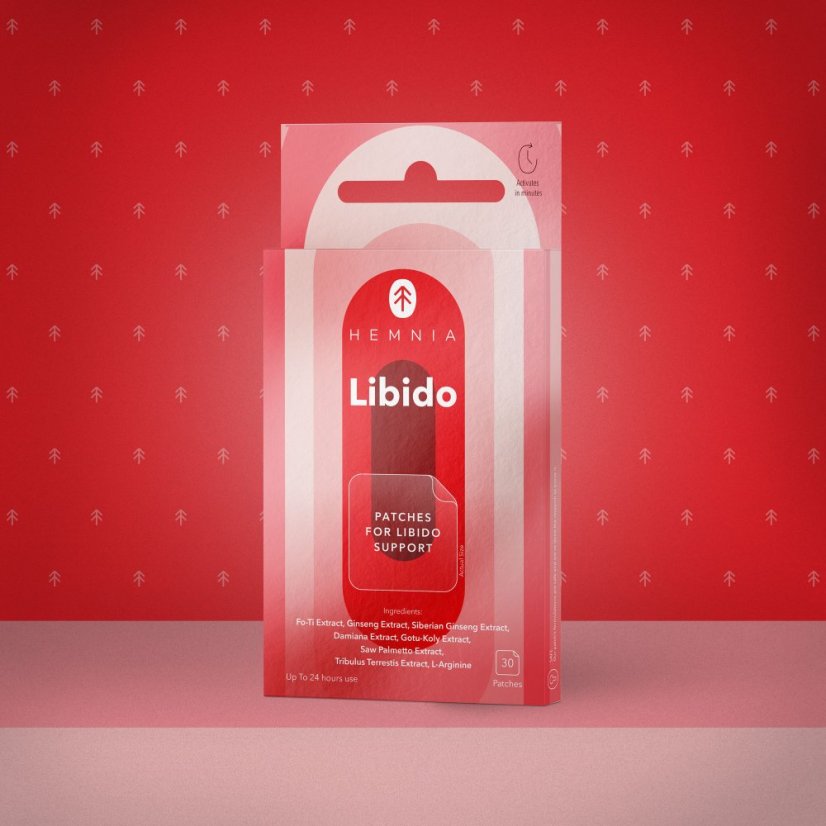 Hemnia Libido - Plåster för att stödja libido, 30 st