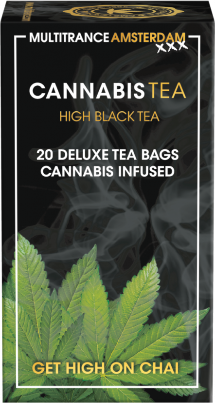 Cannabis High Black Tea (Doos van 20 Theezakjes) - Karton (10 dozen)