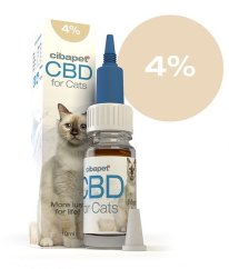 Cibapet 猫用 4% CBD オイル、400 mg、10 ml