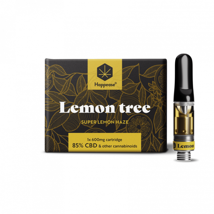 Happease CBD касета Лимоново дърво 600 mg, 85 % CBD