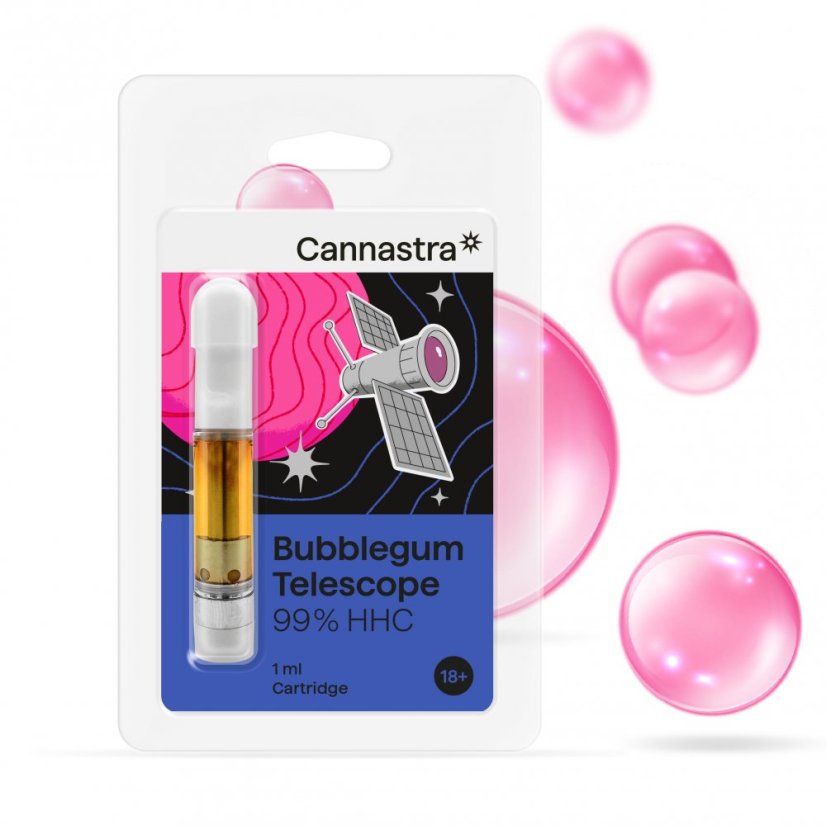 Cannastra HHC kassett Bubblegum teleskoop, 99% , 1 Jr