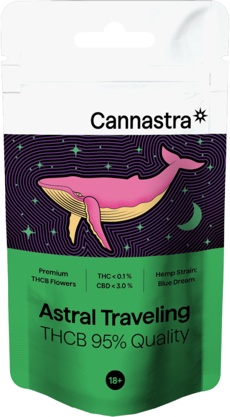 Cannastra THCB Flower Astral Travelling, THCB 95% kwaliteit, 1g - 100 g