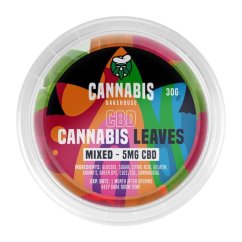 Cannabis Bakehouse - Amestec de frunze gumate de CBD, 10 buc x 5 mg CBD