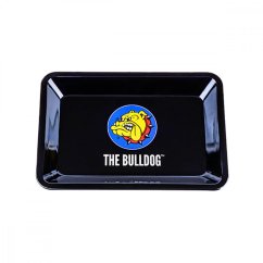 De Bulldog Original Metal Rolling Tray, klein, 18 cm x 12,5 cm x 1,5 cm