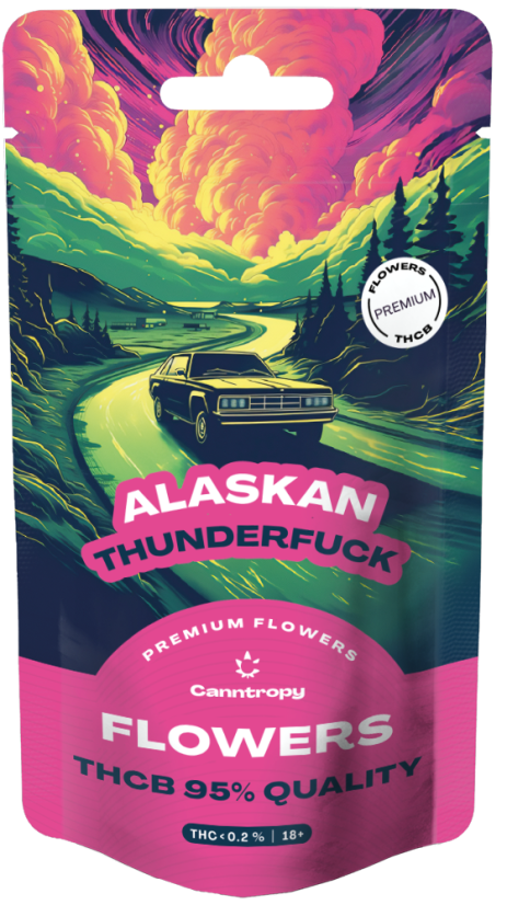 Canntropy THCB Hoa Alaskan Thunderfuck, THCB 95% chất lượng, 1 g - 100 g