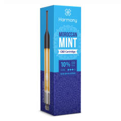 Harmony CBD pildspalva — Marokas piparmētru kārtridžs 1 ml, 100 mg CBD