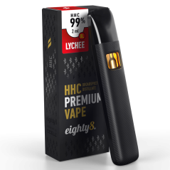 Eighty8 HHC Vape Vải, 99% HHC, 2 ml