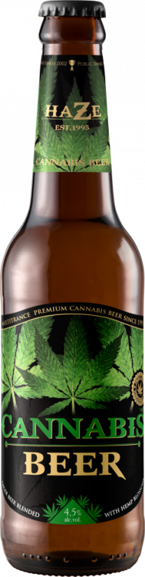 Cannabis Green Leaf Beer (330 ml) - Carton (24 bottles)