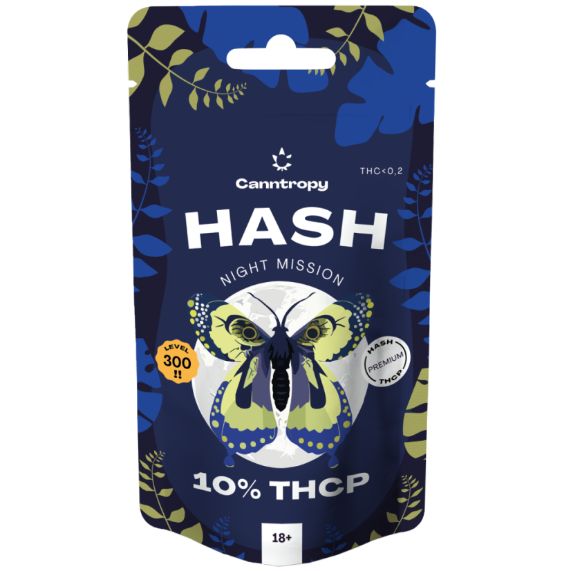 Canntropy THCP Hash Night Mission, 10% THCP, 1 g – 100 g