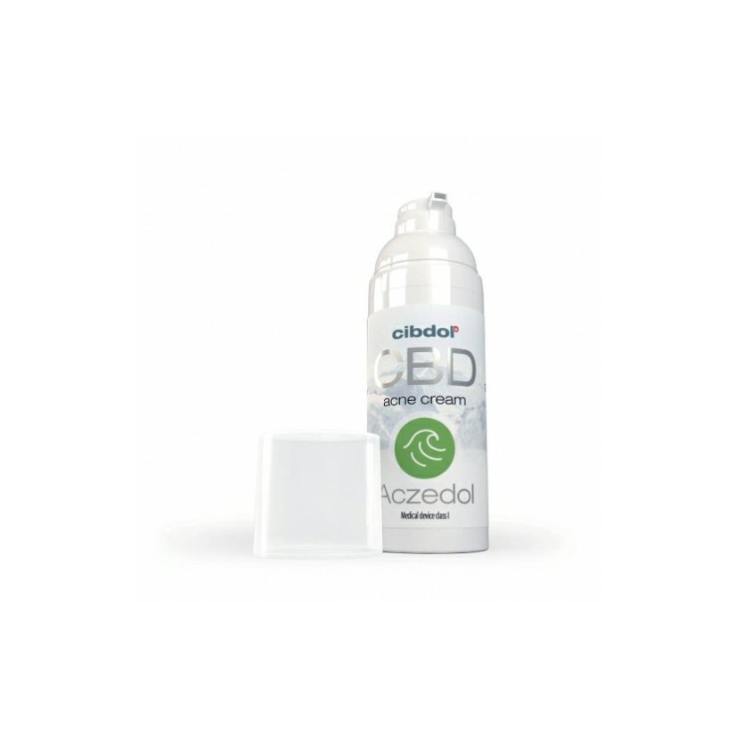 Cibdol Crema Aczedol con CBD - contro l'acne, 100mg, 50 ml