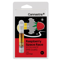 Cannastra 10-OH-HHCP kazeta Raspberry Space Race, 10-OH-HHCP 94% kvalita, 1 ml