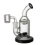 Groove Micro Tube Glass Rig, helder en zwart