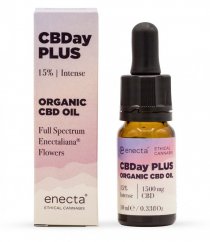 *Enecta CBDay Plus Intense Full Spectrum CBD-olie 15%, 1500 mg, 10 ml