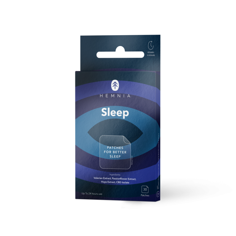 Hemnia Sleep - Επιθέματα για τη βελτίωση της ποιότητας του ύπνου, 30 τεμ