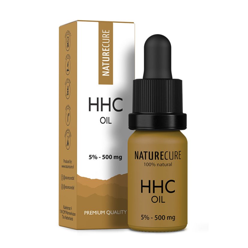 Naturkur HHC olie 5%, 500 mg, 10 ml